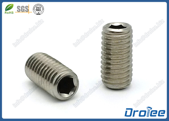 China M6 Flat Point Stainless Steel Socket Set Screw supplier