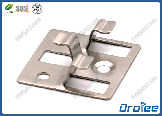 China 304/316 Stainless Steel Composite Decking Clips for WPC Decking Boards supplier